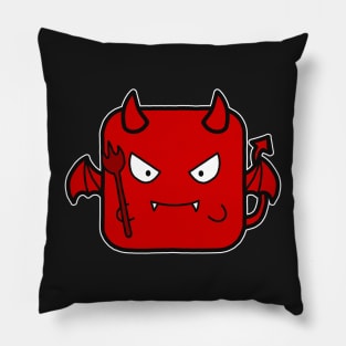 Kawaii Square Devil Pillow