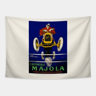 L'Automobile Majola France Vintage Poster 1929 Tapestry