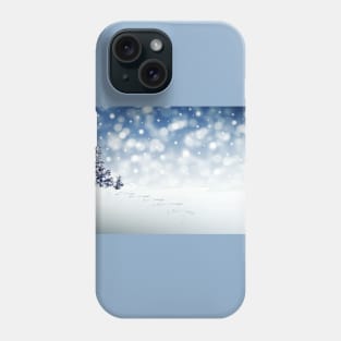 Classic winter landscape Phone Case