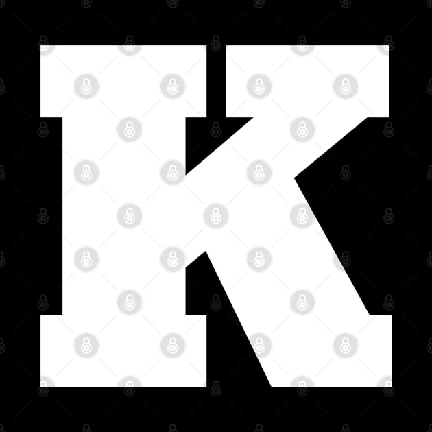 Alphabet K (Uppercase letter k), Letter K by maro_00