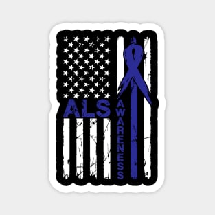 Als Awareness Flag Magnet