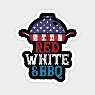 4th Of July American Flag Bbq Grilling Gril Men Women Premium Magnet