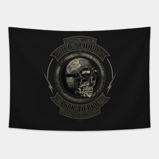 Biker skull Tapestry