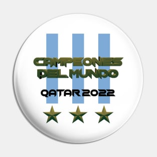 Argentina campeón del mundo Pin