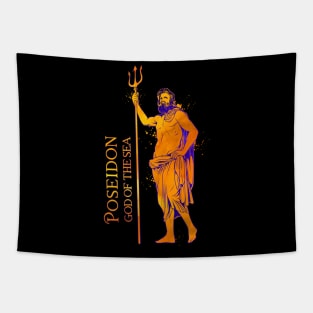 God of the Sea - Poseidon Tapestry