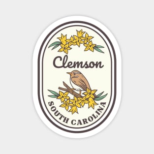 Clemson South Carolina Wren SC Tourist Souvenir Magnet