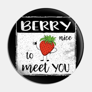 Strawberry Fun Fruit Pun II Pin