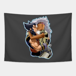 Alternate Future Kiss Tapestry