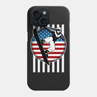 USA Snowboarder Phone Case