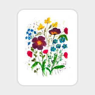 Watercolor floral 3 Magnet