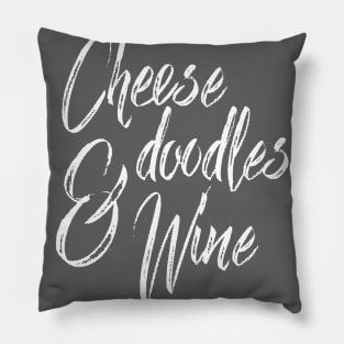 Cheese Doodles & Wine Pillow