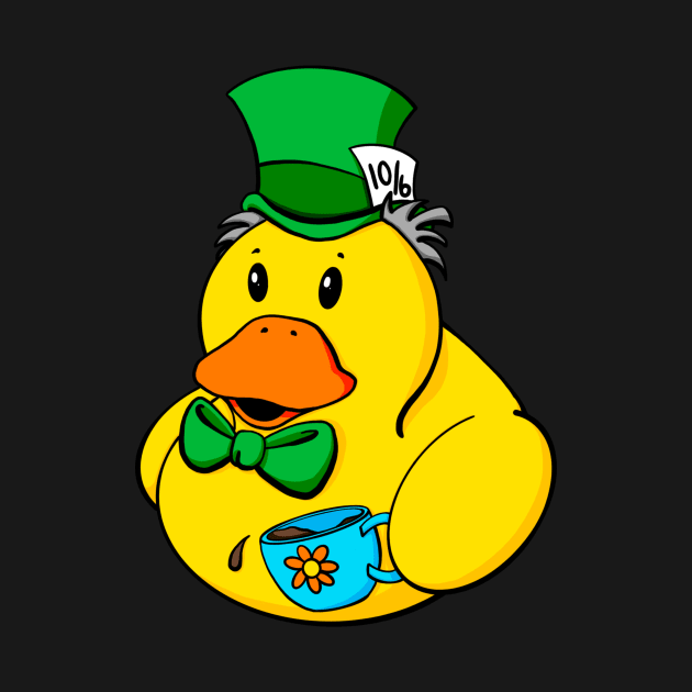 Mad Hatter Rubber Duck by Alisha Ober Designs