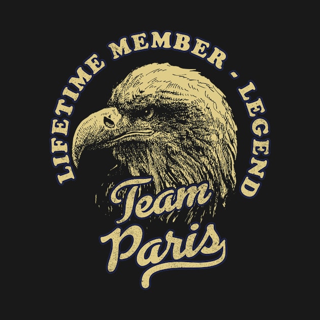 Paris Name - Lifetime Member Legend - Eagle by Stacy Peters Art