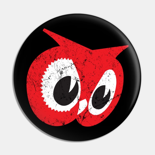 Red Owl Pin by MindsparkCreative