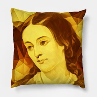 Margaret Fuller Golden Portrait | Margaret Fuller artwork 11 Pillow