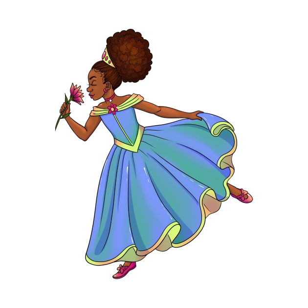 Black Princess Girl Design by kiraJ
