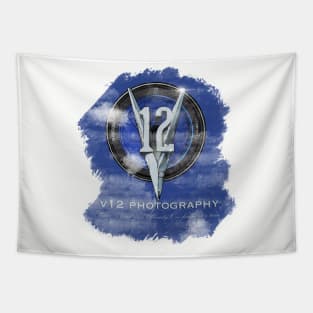 Vintage v12 Photography Tapestry