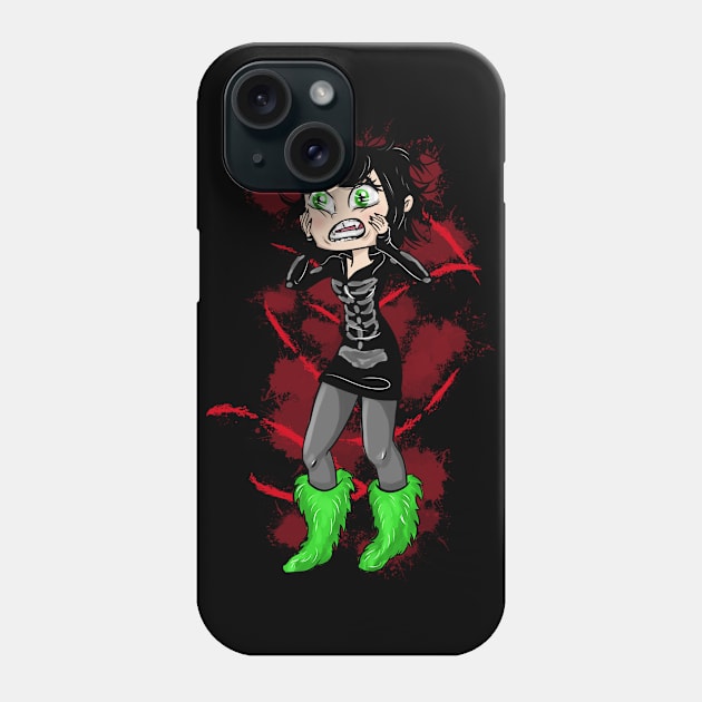 Goth Vampire Girl Phone Case by OCDVampire