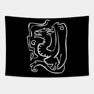 Tribal Wyvern Tapestry