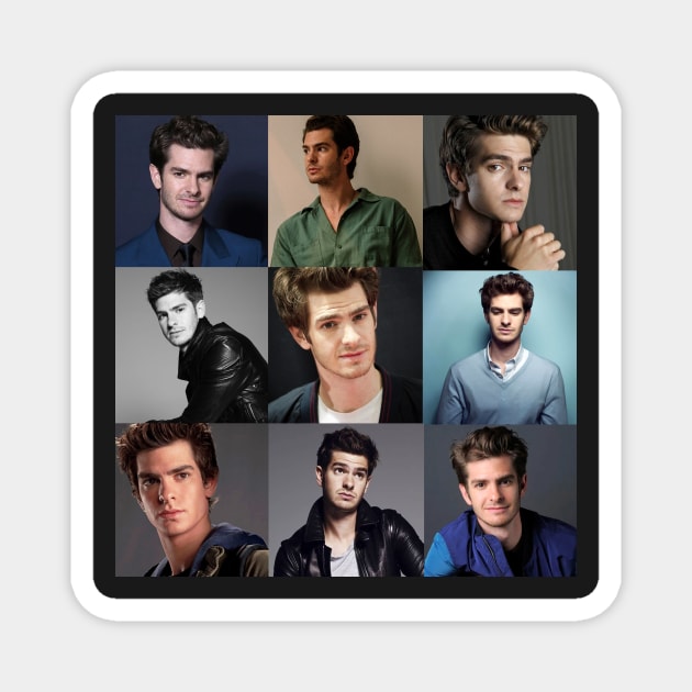 Andrew Garfield Collage Magnet by Athira-A