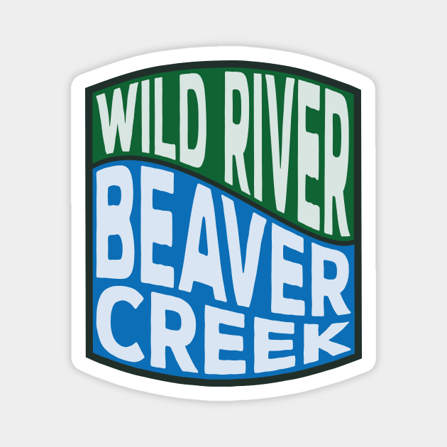 Beaver Creek Wild River wave Magnet by nylebuss