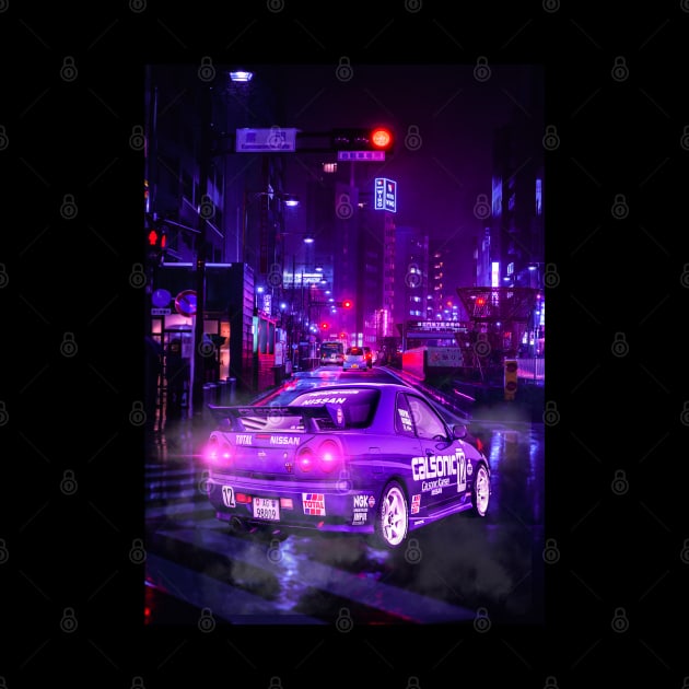 Car Retro Synthwave by JeffDesign