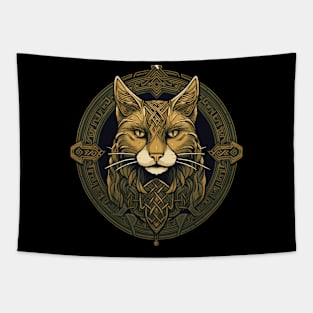 Celtic cat Tapestry