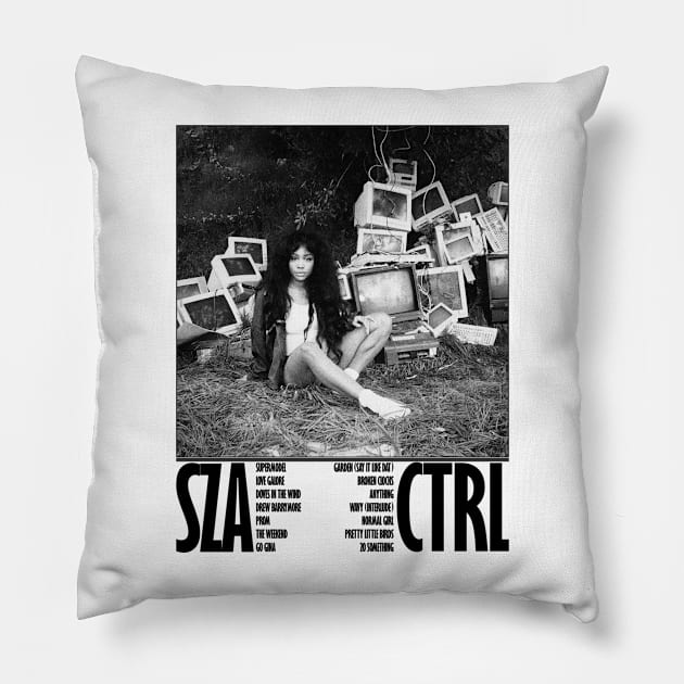 SZA CTRL Pillow by PUBLIC BURNING