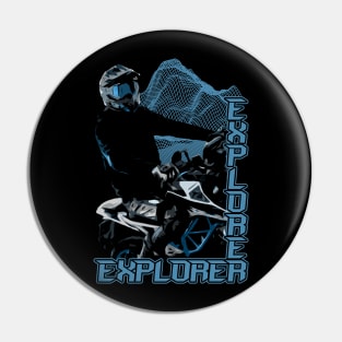 Explorer - Naked Bike Pin