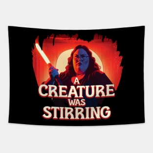 A CREATURE WAS STIRRING Tapestry