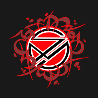 Sinister Motives tribal red logo T-Shirt