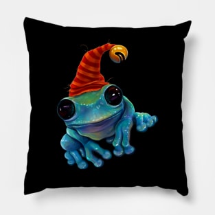 Frog in a cap Pillow