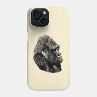 Gorilla portrait Phone Case