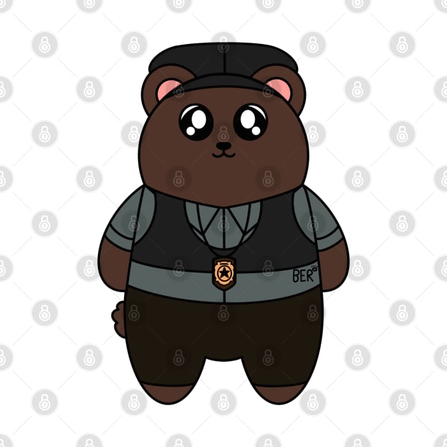 Detective David Tapp Bear by SentABearToSpace 