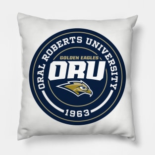 Golden Eagles - Circle Design Pillow