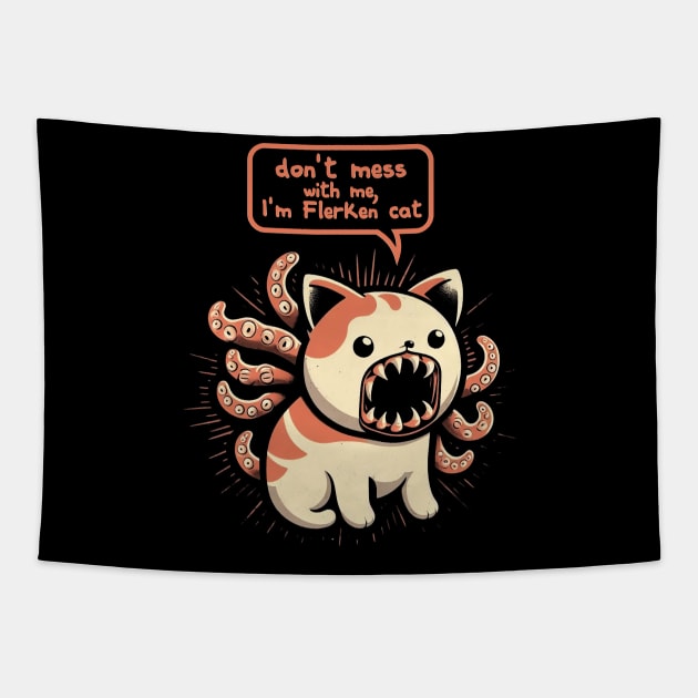 Don't mess with cat... Tapestry by Trendsdk