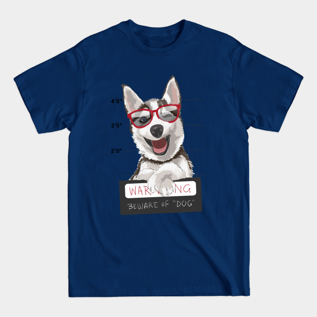 Disover Husky In Jail - Husky Dog - T-Shirt