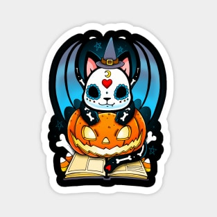 Kitten Halloween Magnet