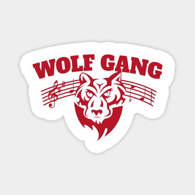 Wolf Gang (Mozart in the Jungle) Magnet by insidethetardis