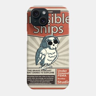 Retro Invisible Ships Poster Phone Case