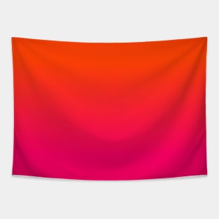 Neon Orange and Neon Pink Ombre Shade Color Fade Sunset Tapestry