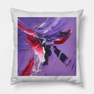 Purple patches Pillow