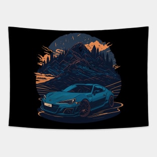 subaru Classic Car Tapestry