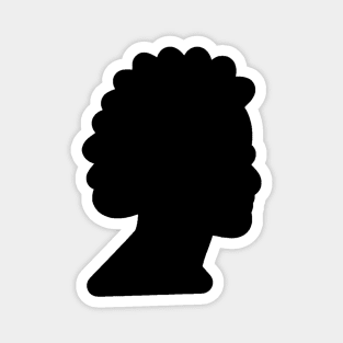 African American Girl USA Magnet