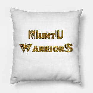 Muntu Warriors Logo Collection Pillow