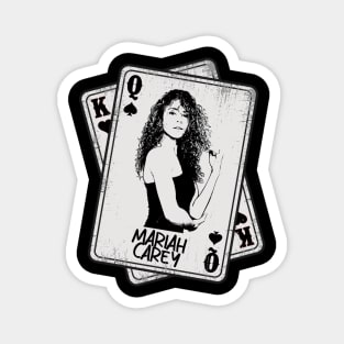 Retro Mariah Carey 80s Card Style Magnet