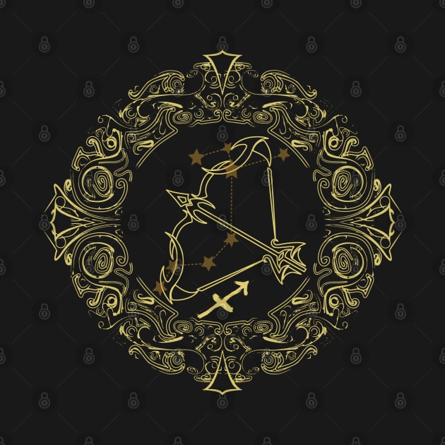 Zodiac Sign Sagittarius by Mandra