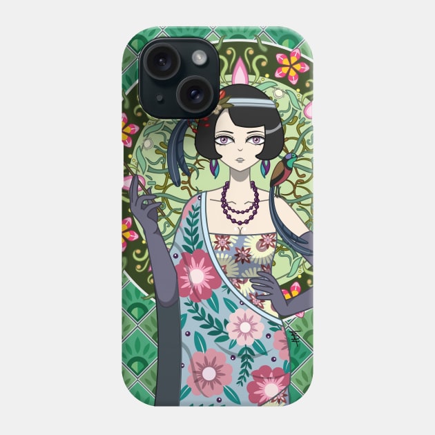 Spring Astrapia Princess Phone Case by Munchbud Ink