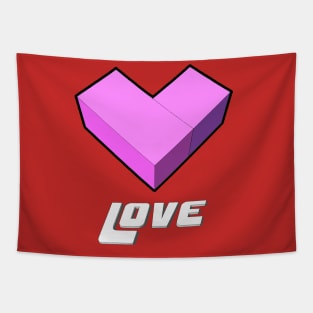 Block Love Tapestry