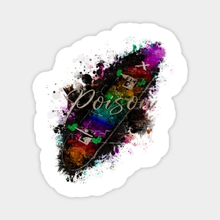 Skateboard X POISON VINTAGE Magnet